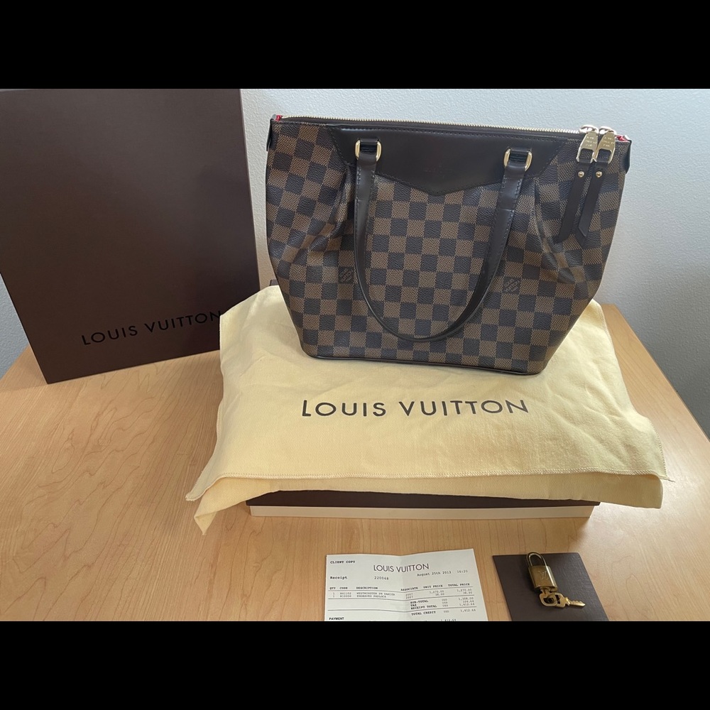 Authen Louis Vuitton Westminster PM Damien purse